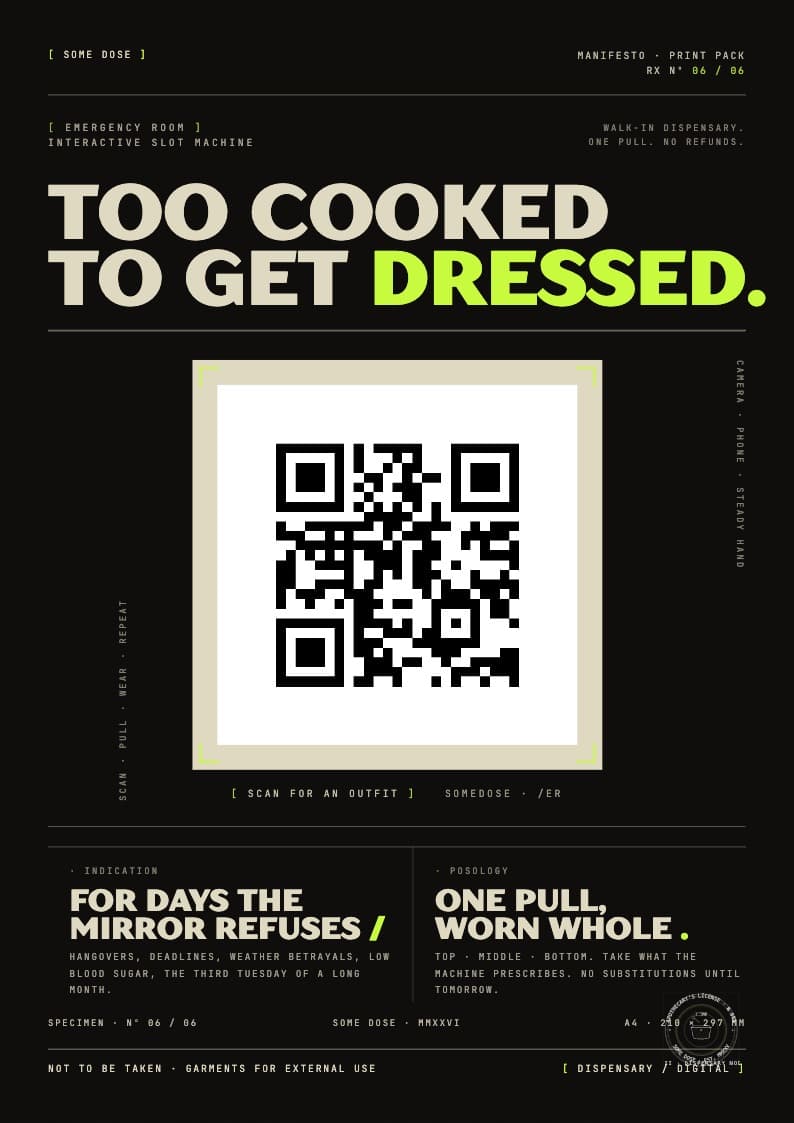 Emergency Room QR Poster